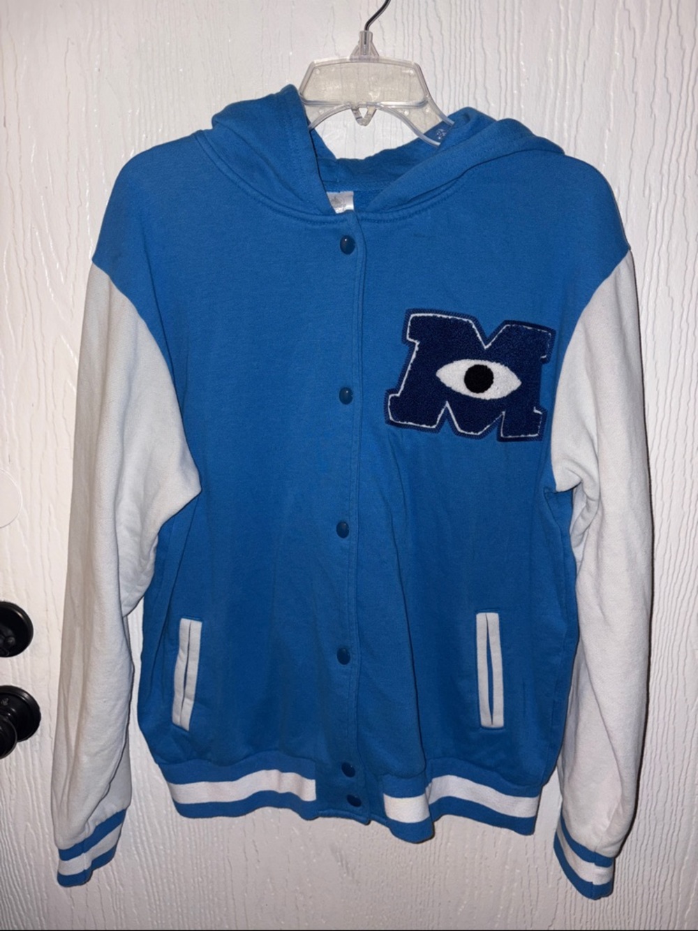 Disney Store Size L Monster’s University Letterman Varsity Jacket